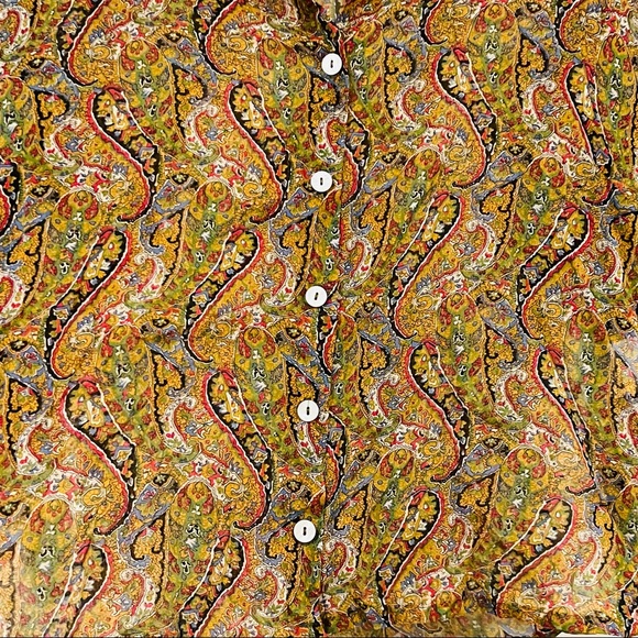 Johnny Was Y2K 100% Silk Floral Paisley Slip Dress Set - Picture 12 of 16